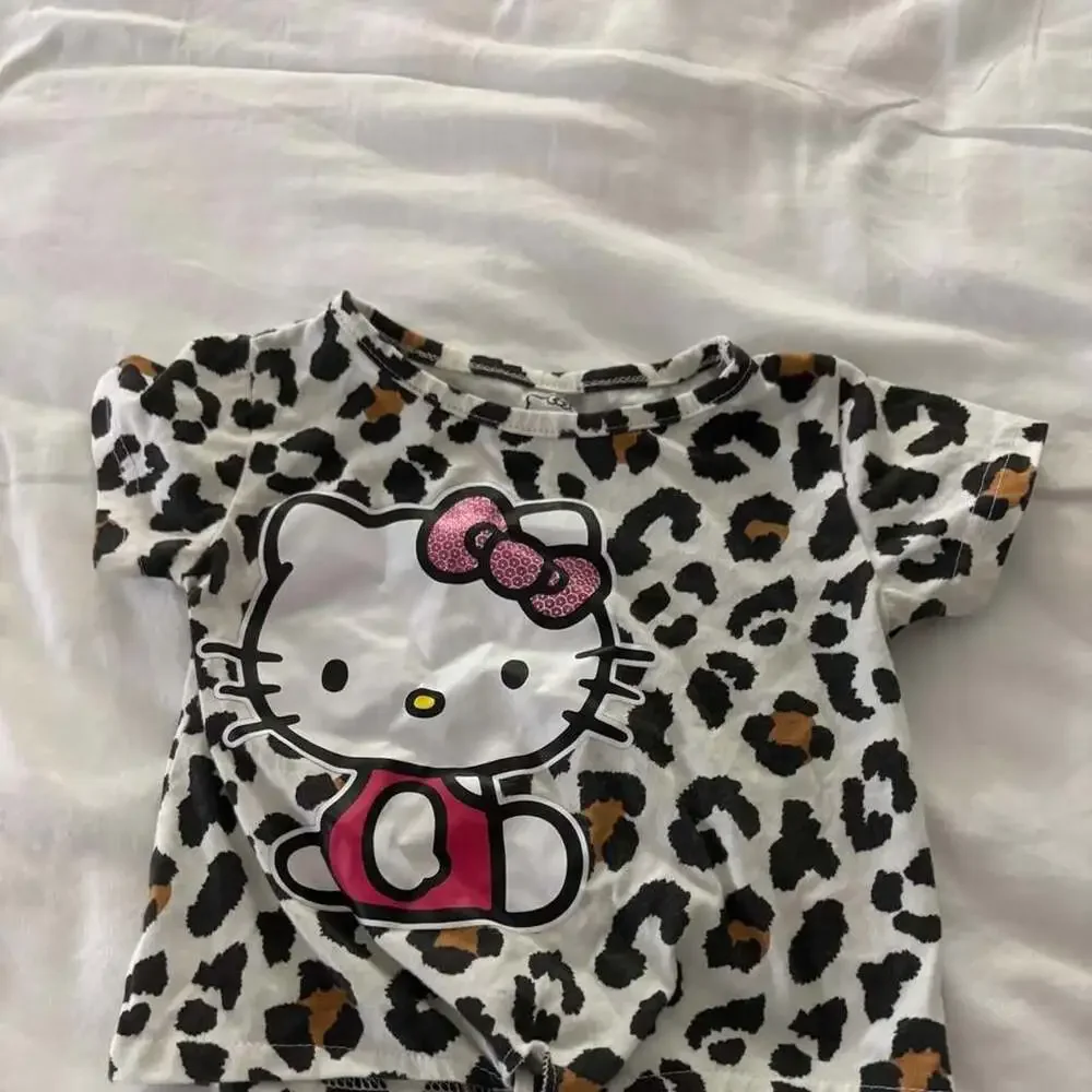 Hello Kitty Sanrio Leopard Print Baby T-Shirt